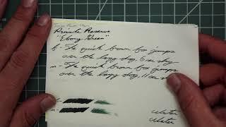 Private Reserve Ebony Green Fountain Pen Ink #fountainpenink #fountainpens