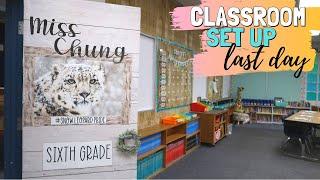 ELEMENTARY CLASSROOM SET UP | DAY 5 | CLASSROOM REVEAL