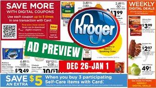 *5x Digitals* Kroger Ad Preview for 12/26-1/1 | NEW Weekly Digitals, 5x Digitals, & MORE