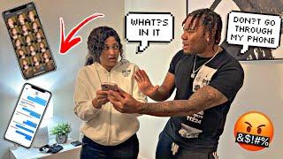 Acting Defensive Over My Phone Prank On My GF!