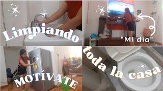 LIMPIANDO TODA LA CASA  MOTÍVATE A LIMPIAR #cleaning