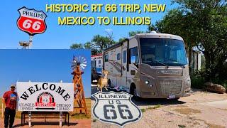 Historic RT 66 RV Trip, Midpoint Cafe, RT 66 Museum and Cadillac Ranch #travel #rvlife