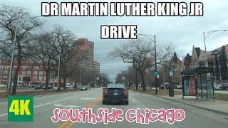 South Dr Martin Luther King JR Drive: 4K: Driving in Southside Chicago: Streets of the Americas