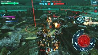 War Robots Baby Account: 14 Kills and 6 Beacons Secured! @angrywr #warrobotswr