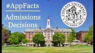 AppFacts: How Do Colleges Really Make Their Admissions Decisions? + Colgate University