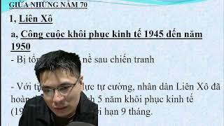 phần 1   LIÊN XÔ VÀ CÁC NƯỚC ĐÔNG ÂU TỪ NĂM 1945 ĐẾN GIỮA NHỮNG NĂM 70