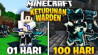 100 Hari Minecraft Tapi Aku Jadi KETURUNAN WARDEN Terhebat