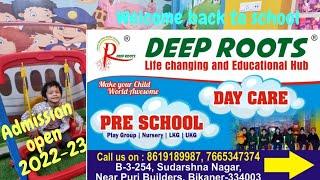 DEEP ROOTS nursery kidos with their DEEP ma'am..bond between teachers and kids |