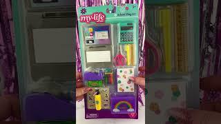 Miniature School Supplies Set Collection Opening Satisfying Video ASMR! #asmr #mini ️️