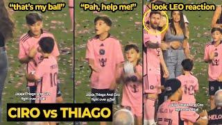 Funny moments when MESSI was angry to Ciro after stealing Thiago ball | Football News Today