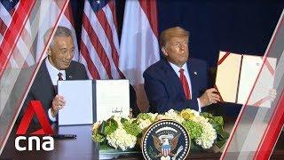 Lee Hsien Loong meets Donald Trump in New York