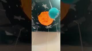 @rajnisoni#OUR SOLAR SYSTEM #beutiful creativity of a student #share#comment