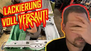 FORD TAUNUS fertig GESCHWEISST! Und Pleiten, Pech und Pannen beim Lackieren des Motorraums!