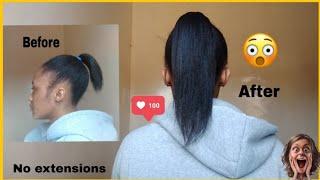 HOW TO GROW HAIR IN 6 MINUTES