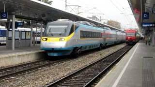 Eurocity 72 "Smetana" Wiener Neustadt - Praha operated by Pendolino ČD680 at Wien Meidling