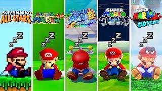 Evolution of Mario Falling Asleep in Super Mario Games - 4K