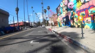 Hollywood Homeless Tents In Hollywood Blvd and Wilton Place (Little Armenia) - Los Angeles, Ca. USA