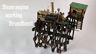 Steam engine working strandbeest