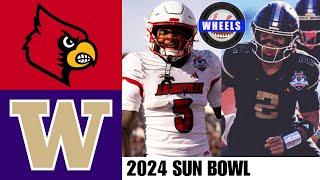 Louisville vs Washington (CRAZY GAME!) | Sun Bowl | 2024 College Football Highlights