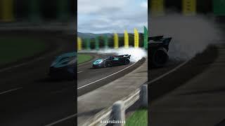 Bugatti Hypercars Power Drifts On Public Road | Assetto Corsa Game #Shorts