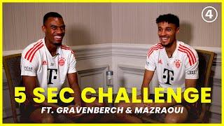 Gravenberch und Mazraoui SPIELEN die 5 Second Challenge