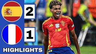 Spain vs France (2-1) Extended HIGHLIGHTS | EURO 2024 Semi-Final!