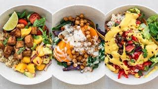 BALANCED BOWLS / whole food plant based (full recipes)