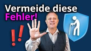 Die 5 größten Fails, die du in der Betriebsrente vermeiden musst!