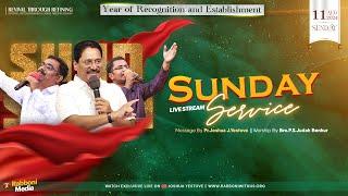  LIVE || SUNDAY SERVICE || 11-Aug-2024 || Message by Pr. Joshua J. Yestove || Rabboni Media