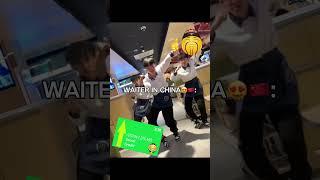 Waiter in China