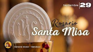 Rosario y Misa 29 de SEPTIEMBRE - Pquia. Sagrado Corazón de Jesús - Gral. Alvear, Mendoza