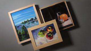3 Ways to Frame Canvas Panels
