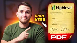 GoHighLevel Documents and Contracts! (2024 Step-By-Step Tutorial)