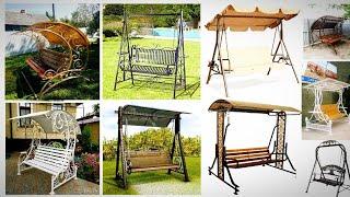 Latest Iron Swing Seating Chair Design Ideas 2021-2022 // metal garden furniture design ideas