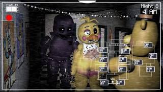 FNAF 2 in REAL TIME ll Purple Guy vs Golden Freddy SFM Animation (fanmade)