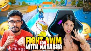 Funny AWM fight with Natasha Gaming in BGMI