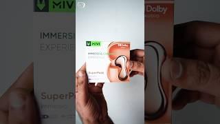 Mivi Superpods Immersion Unboxing asmr Short  #music #bass #tws