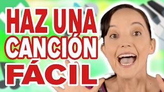 Cómo HACER una CANCIÓN  3 Sencillos Pasos ⏰ (Fácil Rápido Divertido)