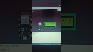 Lcd Clock Using Esp32 | Clock | Esp32. #shortfeed #shortsvideo #shorts #diy #viralvideo