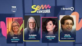  SEM CENSURA RECEBE CLÁUDIA ALVES, CHRISTIANE TORLONI E  DALAL ACHCAR