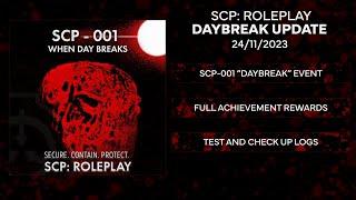 SCP: Roleplay | Daybreak Update