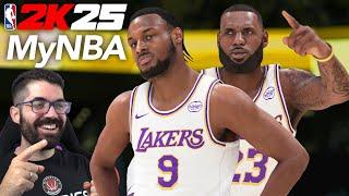 ¿GANO un ANILLO con BRONNY antes de RETIRARSE LEBRON JAMES? - NBA 2K25 - AIRCRISS