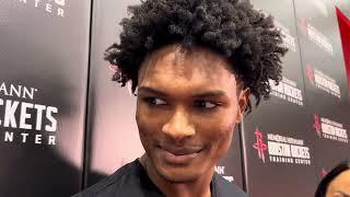 Houston Rockets Practice: Amen Thompson “It’s not personal at all just straight competition”