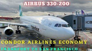 Condor Airline Economy, Frankfurt to San Francisco, A330-200,