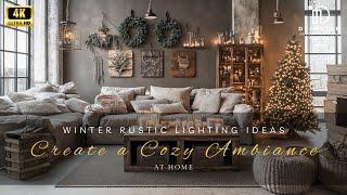 Winter Rustic Lighting Ideas: Create a Cozy Ambiance at Home