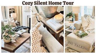 Cozy SILENT Home Tour 2024 | End of Summer Home Decor | Pre Fall