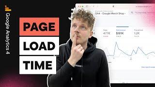 Page Load Time in GA4 (Google Analytics 4)