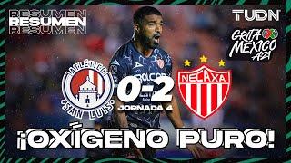 Resumen y goles | Atl San Luis 0-2 Necaxa | Grita México AP2021 - J4 | TUDN