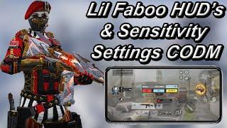 LilFabooYT HUD's Layout + Sensitivity Settings in COD MOBILE (4 Finger Claw Setup)