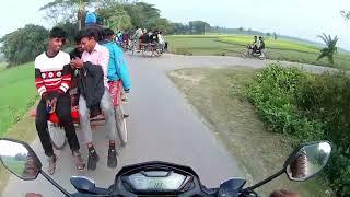 Different to ride a bike on the village path ।।360 Traveller।।